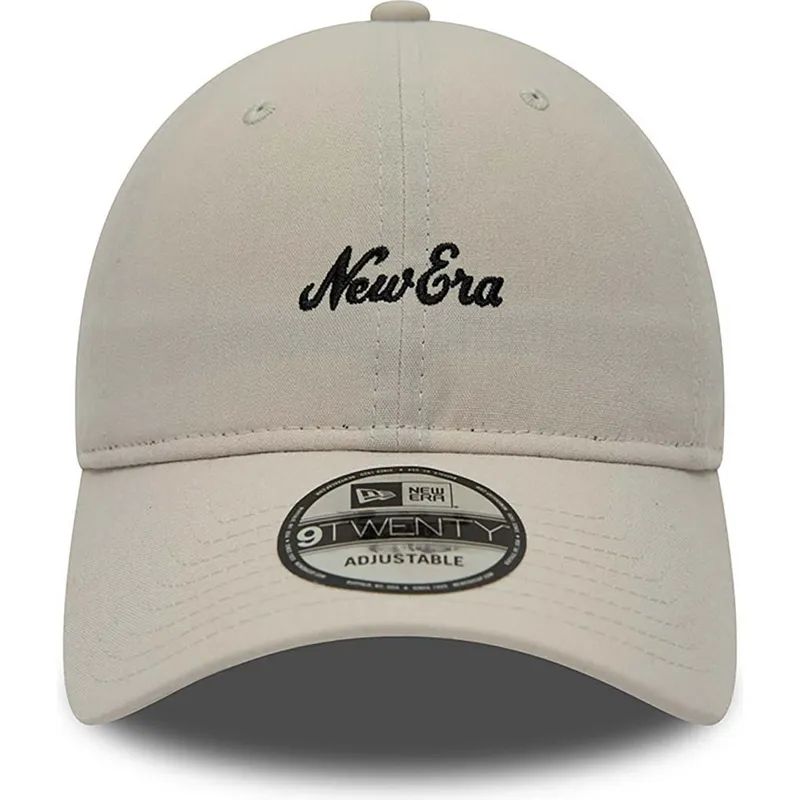 bezowa-zakrzywiona-czapka-z-regulacja-9twenty-repreve-heritage-script-new-era