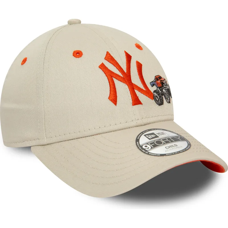 czapki-curva-bezowy-tasma-regulowana-dla-dziecka-9forty-graphic-monster-truck-new-york-yankees-mlb-new-era czapki-curva-bezowy-tasma-regulowana-dla-dziecka-9forty-graphic-monster-truck-new-york-yankees-mlb-new-era