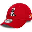 czerwona-regulowana-czapka-z-daszkiem-dla-dzieci-9forty-z-sylwestrem-looney-tunes-od-new-era