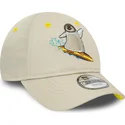 czapki-curva-bezowy-tasma-regulowana-dla-dziecka-9forty-character-pinguino-new-era