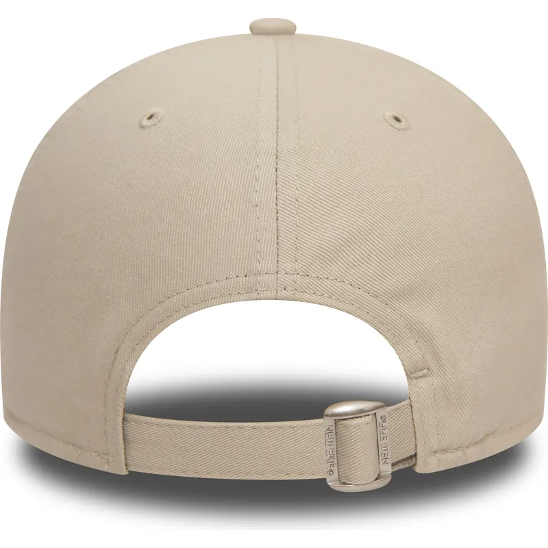 czapki-curva-bezowy-tasma-regulowana-rosa-9forty-league-essential-los-angeles-dodgers-mlb-new-era