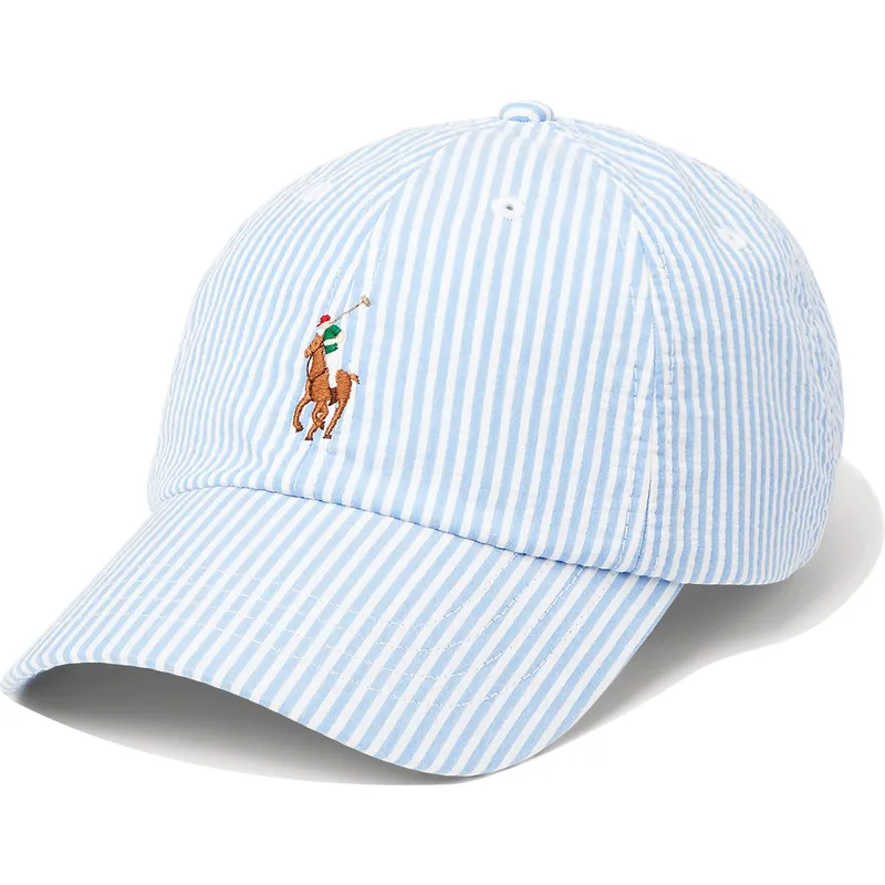 czapki-curva-niebieski-tasma-regulowana-polo-ralph-lauren