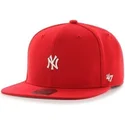 czapki-plana-czerwony-snapback-new-york-yankees-mlb-47-brand
