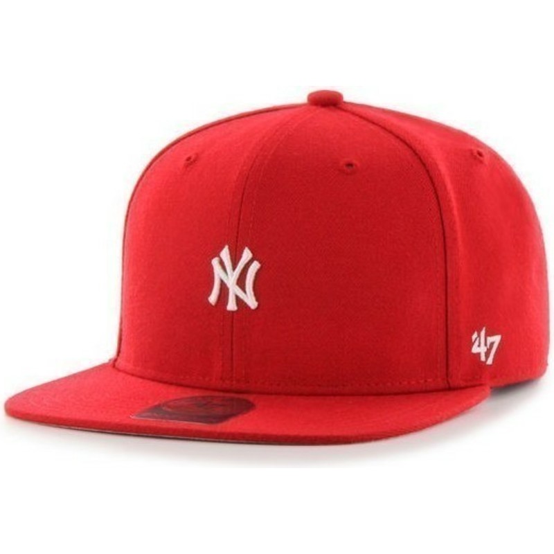 plaska-czapka-czerwona-snapback-new-york-yankees-mlb-centerfield-47-brand