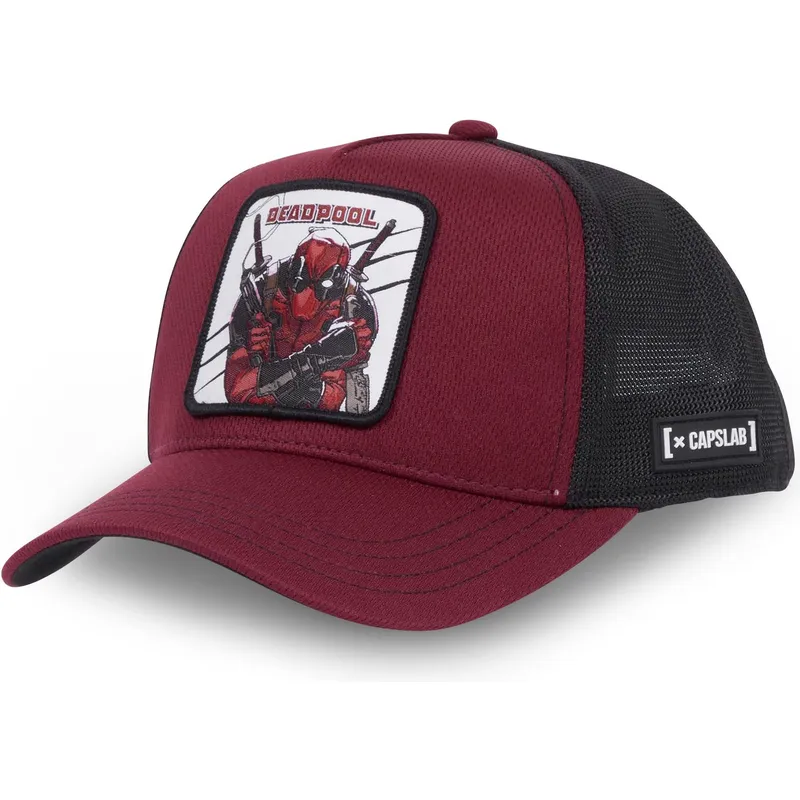 czapka-trucker-bordowo-czarna-deadpool-bad1-marvel-comics-od-capslab