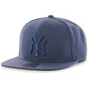 plaska-czapka-niebieska-snapback-z-duzym-logo-new-york-yankees-mlb-no-shot-47-brand