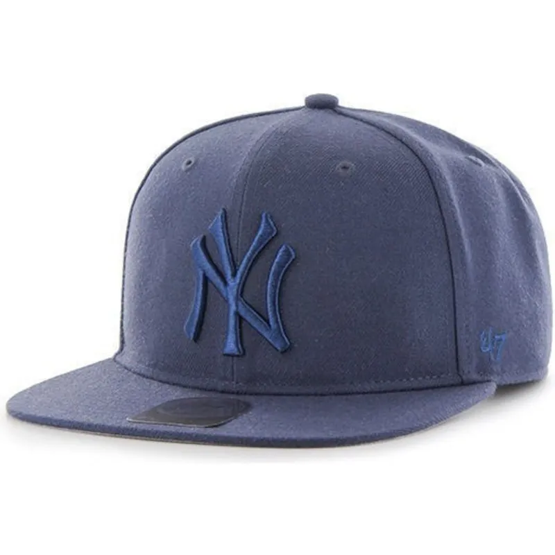czapki-plana-granatowy-snapback-grande-new-york-yankees-mlb-47-brand