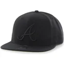 czapki-plana-czarny-snapback-atlanta-braves-mlb-47-brand