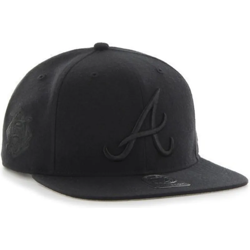 czapki-plana-czarny-snapback-atlanta-braves-mlb-47-brand czapki-plana-czarny-snapback-atlanta-braves-mlb-47-brand