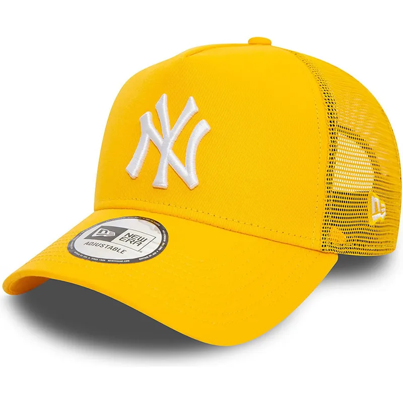 czapki-curva-zolty-snapback-a-frame-league-essential-new-york-yankees-mlb-new-era czapki-curva-zolty-snapback-a-frame-league-essential-new-york-yankees-mlb-new-era