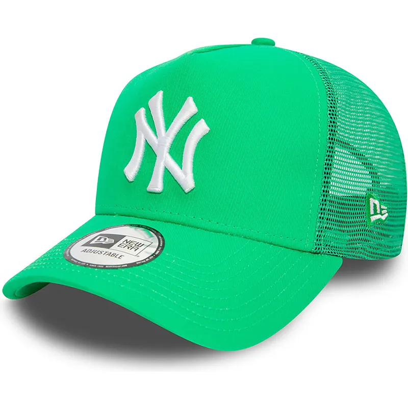 czapki-curva-zielony-snapback-a-frame-league-essential-new-york-yankees-mlb-new-era