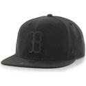 plaska-czapka-czarna-snapback-z-czarnym-logo-boston-red-sox-mlb-sure-shot-47-brand