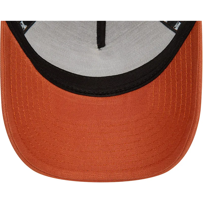 czapka-trucker-brazowa-a-frame-league-essential-los-angeles-dodgers-mlb-new-era