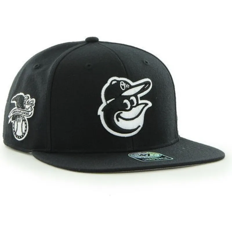 czapki-plana-czarny-snapback-de-mascota-baltimore-orioles-mlb-47-brand czapki-plana-czarny-snapback-de-mascota-baltimore-orioles-mlb-47-brand