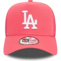 rozowa-czapka-trucker-a-frame-league-essential-los-angeles-dodgers-mlb-od-new-era