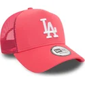 czapki-curva-roz-snapback-a-frame-league-essential-los-angeles-dodgers-mlb-new-era