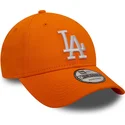 czapki-curva-pomaranczowy-tasma-regulowana-9forty-league-essential-los-angeles-dodgers-mlb-new-era