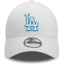 czapki-curva-bialy-tasma-regulowana-9forty-team-outline-los-angeles-dodgers-mlb-new-era