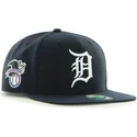 czarna-plaska-czapka-snapback-detroit-tigers-mlb-sure-shot-marki-47-brand