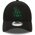 czapki-curva-czarny-tasma-regulowana-9forty-team-outline-los-angeles-dodgers-mlb-new-era