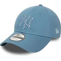 czapki-curva-niebieski-tasma-regulowana-9forty-seasonal-infill-new-york-yankees-mlb-new-era