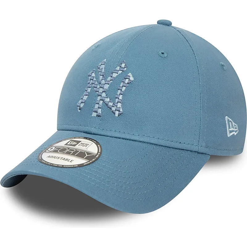 czapki-curva-niebieski-tasma-regulowana-9forty-seasonal-infill-new-york-yankees-mlb-new-era