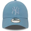czapki-curva-niebieski-tasma-regulowana-9forty-seasonal-infill-new-york-yankees-mlb-new-era