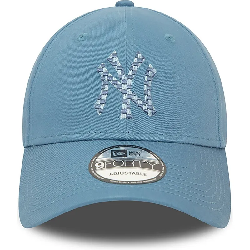 czapki-curva-niebieski-tasma-regulowana-9forty-seasonal-infill-new-york-yankees-mlb-new-era