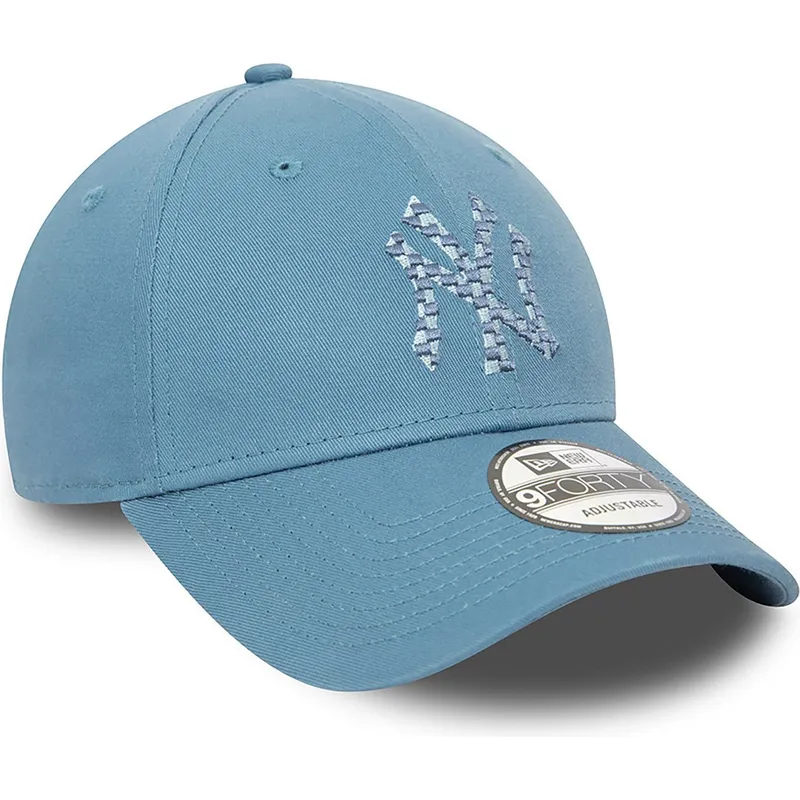czapki-curva-niebieski-tasma-regulowana-9forty-seasonal-infill-new-york-yankees-mlb-new-era