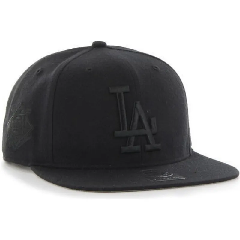 czapki-plana-czarny-snapback-los-angeles-dodgers-mlb-47-brand