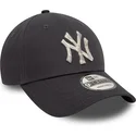 regulowana-szara-czapka-z-zakrzywionym-daszkiem-9forty-animal-infill-new-york-yankees-mlb-od-new-era