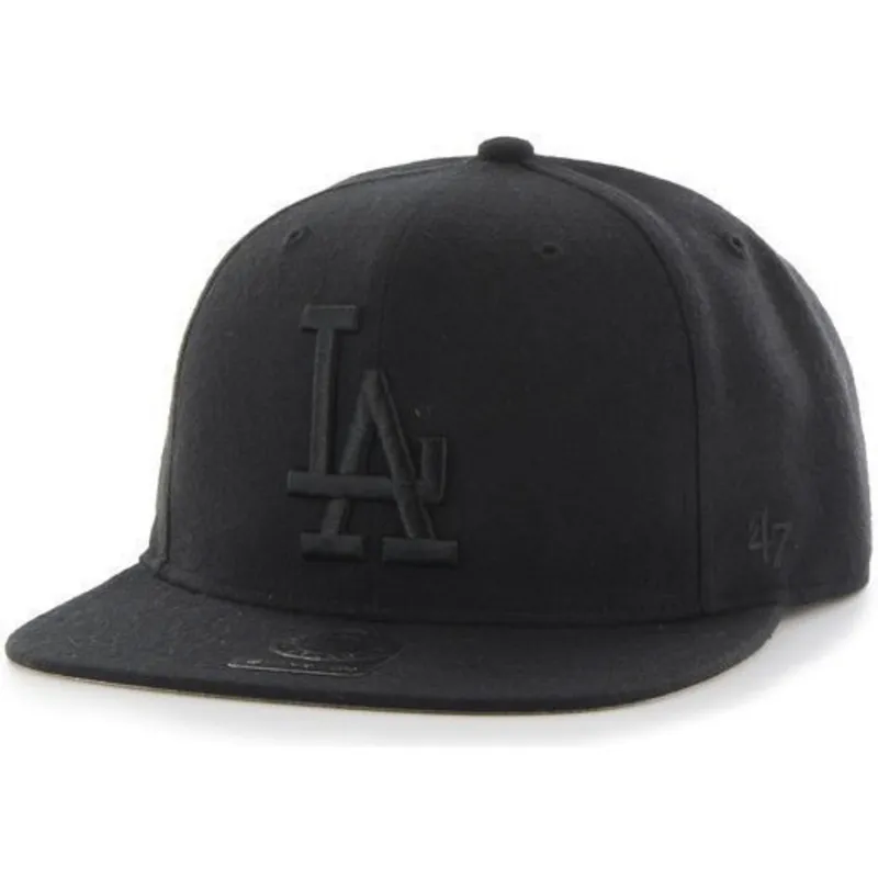 czapki-plana-czarny-snapback-los-angeles-dodgers-mlb-47-brand