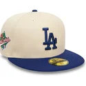 czapki-plana-bezowy-dopasowany-59fifty-team-colour-los-angeles-dodgers-mlb-new-era