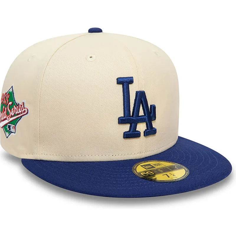 czapki-plana-bezowy-dopasowany-59fifty-team-colour-los-angeles-dodgers-mlb-new-era czapki-plana-bezowy-dopasowany-59fifty-team-colour-los-angeles-dodgers-mlb-new-era