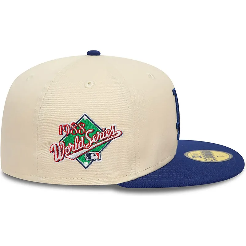 czapki-plana-bezowy-dopasowany-59fifty-team-colour-los-angeles-dodgers-mlb-new-era czapki-plana-bezowy-dopasowany-59fifty-team-colour-los-angeles-dodgers-mlb-new-era