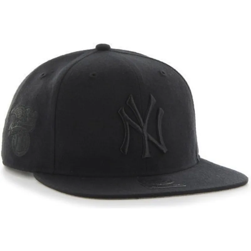 czapki-plana-czarny-snapback-new-york-yankees-mlb-47-brand