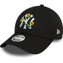 czapki-curva-czarny-tasma-regulowana-9forty-floral-new-york-yankees-mlb-new-era