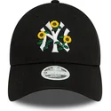 czapki-curva-czarny-tasma-regulowana-9forty-floral-new-york-yankees-mlb-new-era