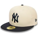 czapki-plana-bezowy-dopasowany-59fifty-team-colour-new-york-yankees-mlb-new-era