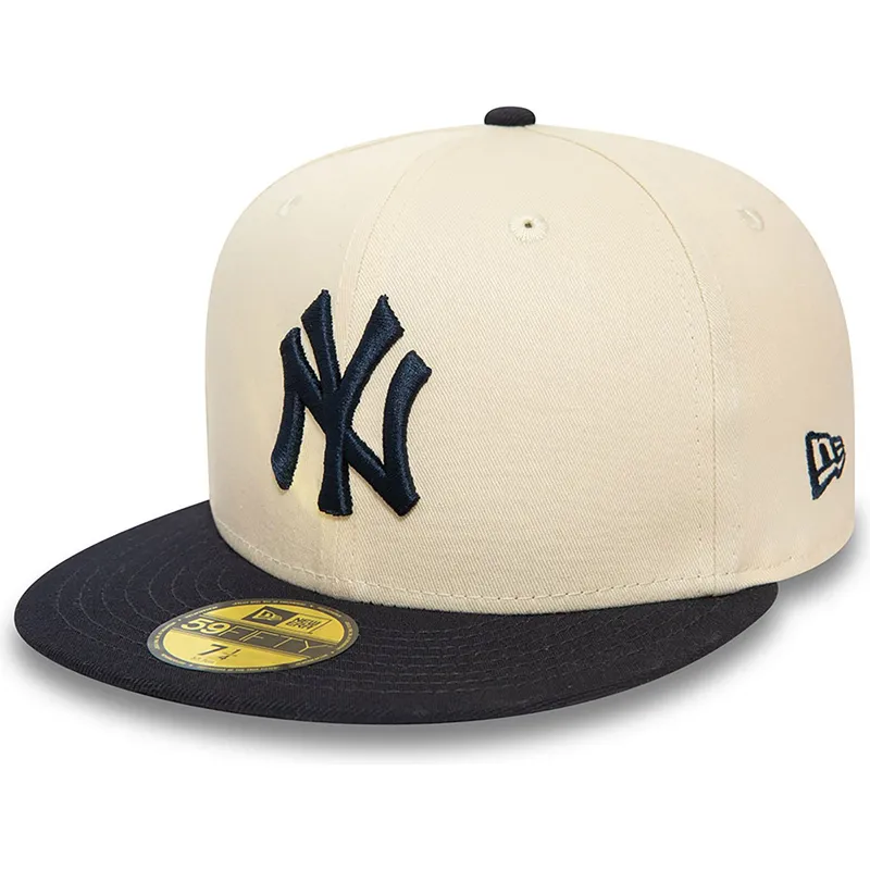 czapki-plana-bezowy-dopasowany-59fifty-team-colour-new-york-yankees-mlb-new-era czapki-plana-bezowy-dopasowany-59fifty-team-colour-new-york-yankees-mlb-new-era