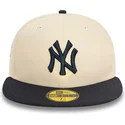 czapki-plana-bezowy-dopasowany-59fifty-team-colour-new-york-yankees-mlb-new-era