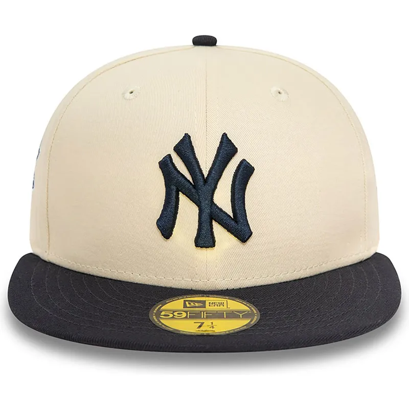 czapki-plana-bezowy-dopasowany-59fifty-team-colour-new-york-yankees-mlb-new-era czapki-plana-bezowy-dopasowany-59fifty-team-colour-new-york-yankees-mlb-new-era