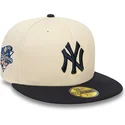 czapki-plana-bezowy-dopasowany-59fifty-team-colour-new-york-yankees-mlb-new-era