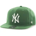 czapki-plana-zielony-snapback-new-york-yankees-mlb-47-brand