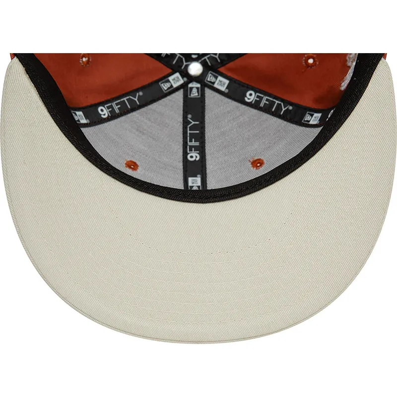 plaska-czapka-brazowo-bezowa-snapback-9fifty-patch-new-york-yankees-mlb-new-era