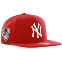 czapki-plana-czerwony-snapback-new-york-yankees-mlb-47-brand
