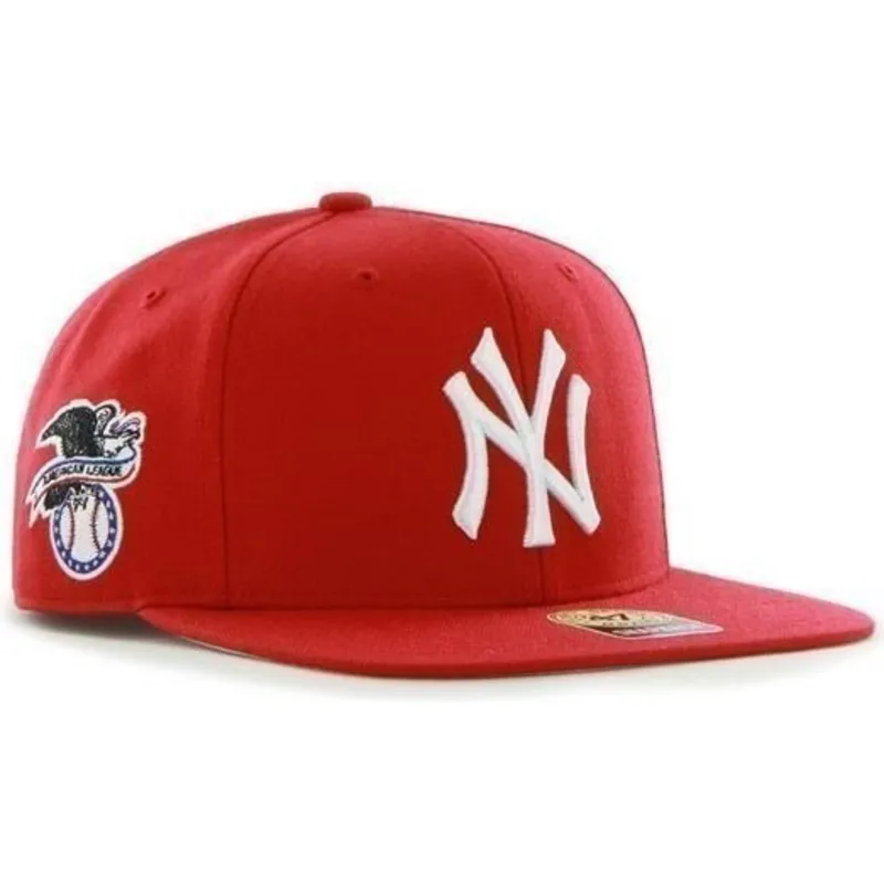 czapki-plana-czerwony-snapback-new-york-yankees-mlb-47-brand czapki-plana-czerwony-snapback-new-york-yankees-mlb-47-brand