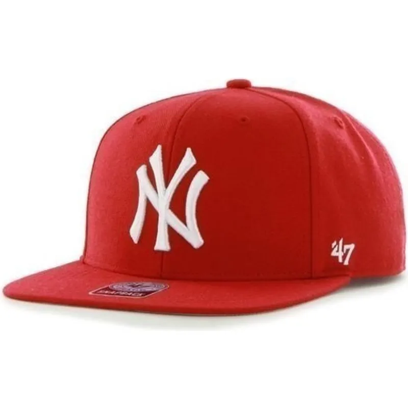czapki-plana-czerwony-snapback-new-york-yankees-mlb-47-brand czapki-plana-czerwony-snapback-new-york-yankees-mlb-47-brand