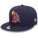granatowa-czapka-z-daszkiem-snapback-9fifty-summer-icon-boston-red-sox-mlb-od-new-era