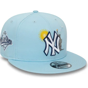 czapki-plana-niebieski-snapback-claro-9fifty-summer-icon-new-york-yankees-mlb-new-era